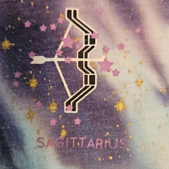 Cosmic Astrology Themed Graphic Tee - Junior Size 3/5 (S) - Picture 6 of 16